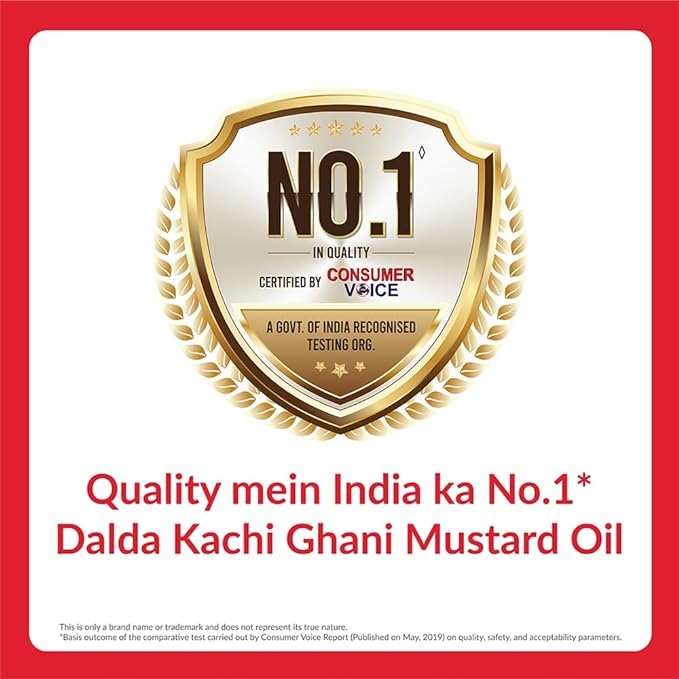 Dalda Kachi Ghani Mustard Oil - 1 Litre (Pouch)