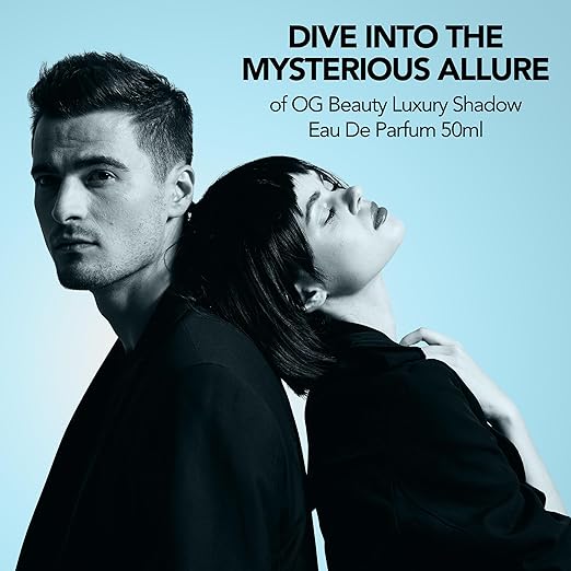 OG BEAUTY LUXURY Shadow Eau De Parfum – Unisex Premium Scent with Lavender, Black Pepper, Sage, Leather, Cedar & Amber, Long-Lasting Fragrance, Perfect for Men & Women Who Dare to Stand Out - 50ml
