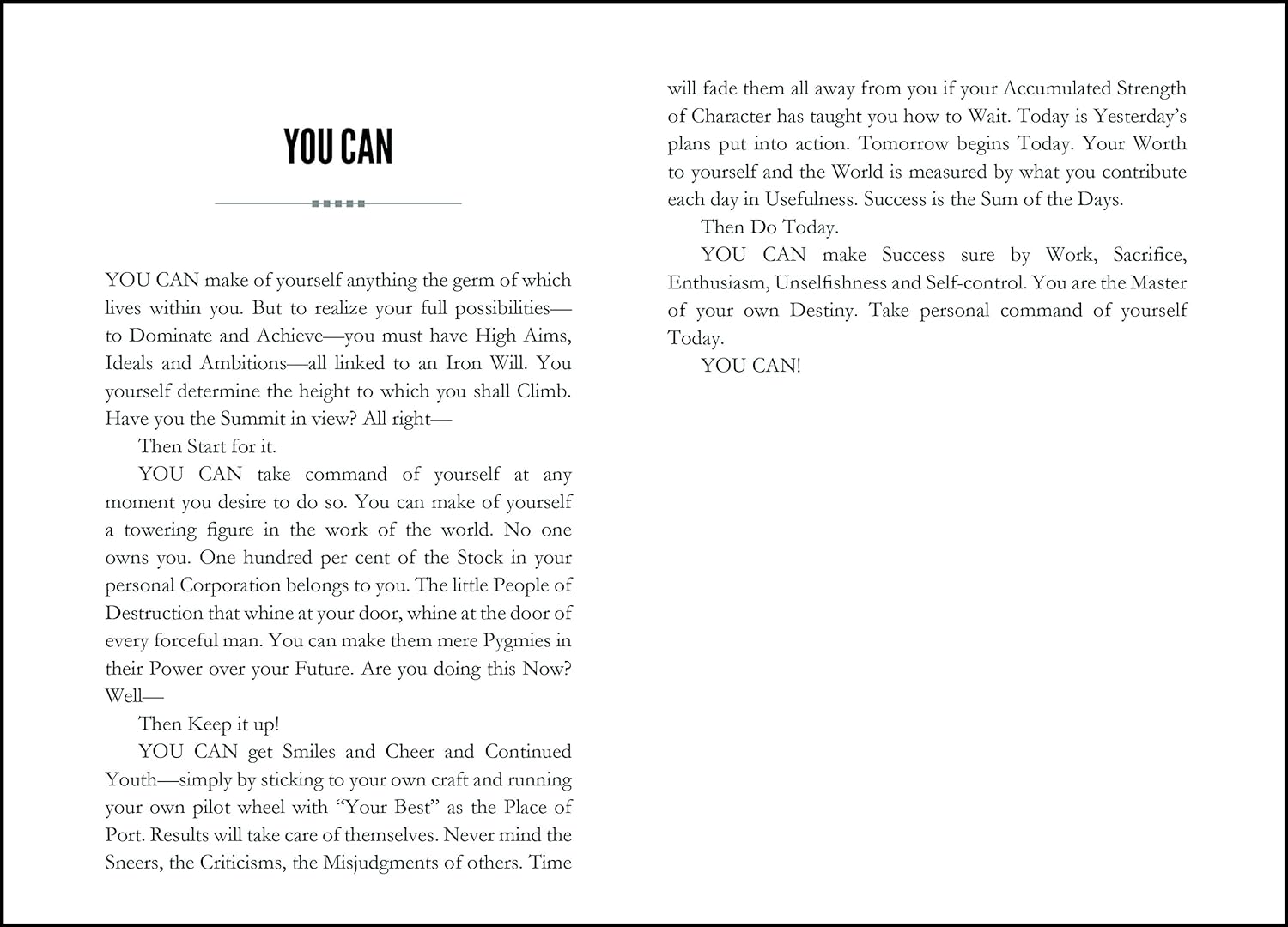 You Can Paperback – 6 August 2020