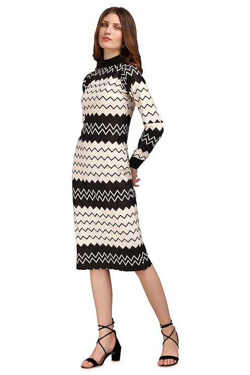 PURVAJA Women’s Bodycon Knee Length Dress (Siri-032-035)