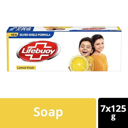 Lifebuoy Lemon Fresh Soap 125 g (Buy 5 Get 2 Free)