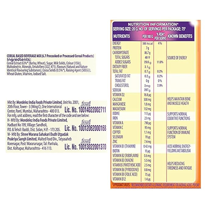 Cadbury Bournvita 5 Star Magic Health Drink Pack, 750 g Pouch