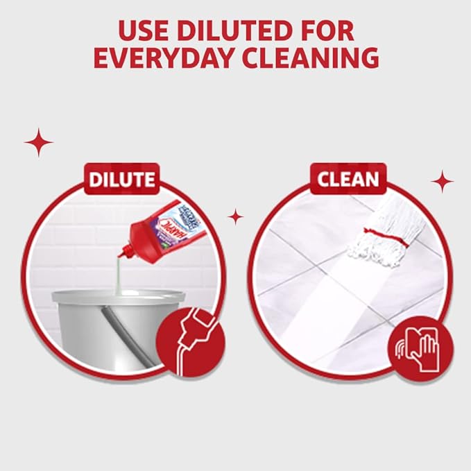 Harpic Bathroom Cleaner Liquid, Floral - 500 ml | New Thicker Bathroom Floor Cleaner | Red Harpic Bottle