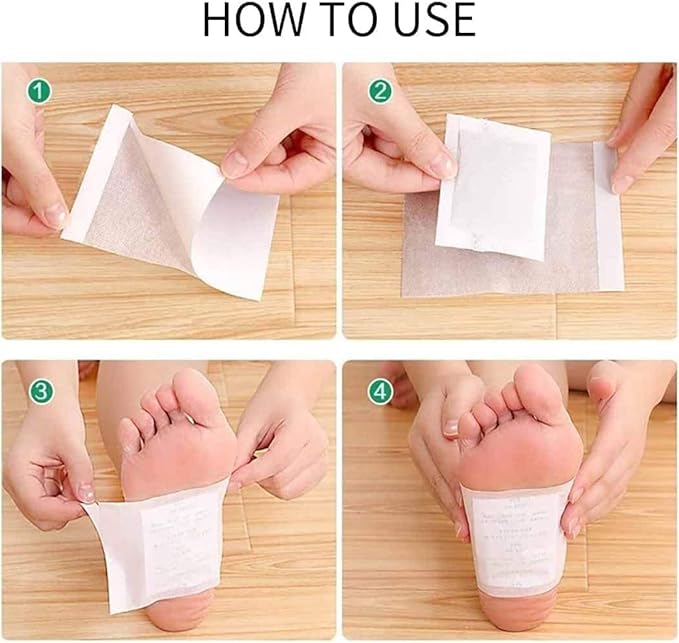 GoldPaddy Detox Health Foot patches, Cleansing Toxin Remover Natural organic Foot Patch, Detoxification Stress Relief Sleep Patch, Pain Relief Detox pad, For Men & Women (20 Patches)