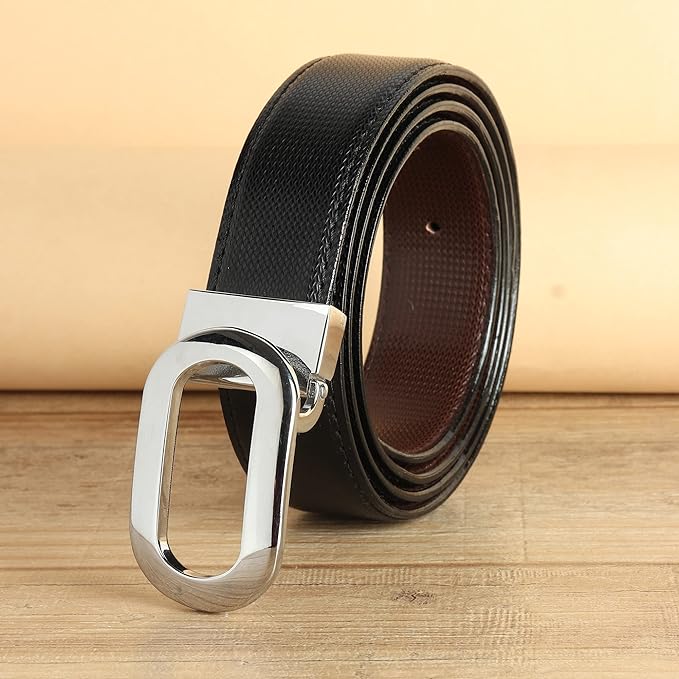 Woomcraft Men's Leather Reversible Belt