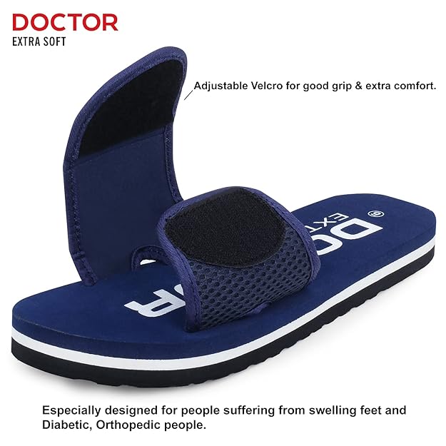 SOFT Women's Orthopaedic and Diabetic Adjustable Strap Comfort Fitting Dr Flipflops and House Slippers for Women’s and Girl’s Slides WOMENS-CUP-OR-D-17UK.