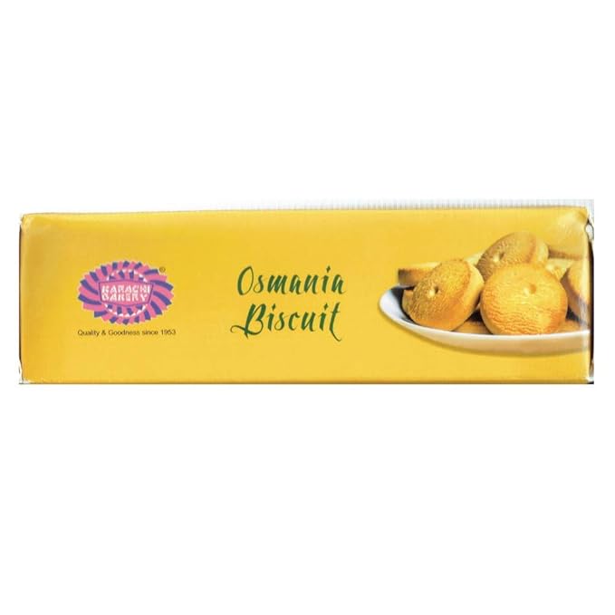 Karachi Bakery Osmania Biscuit Premium Pack, 400g (Pack of 2)