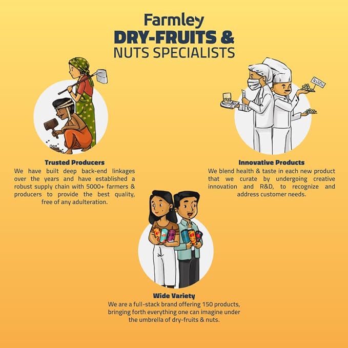 Farmley Premium Afghani Dried Anjeer - 200g Rich Source of Vitamins Dietary Fiber Figs Dry Fruits