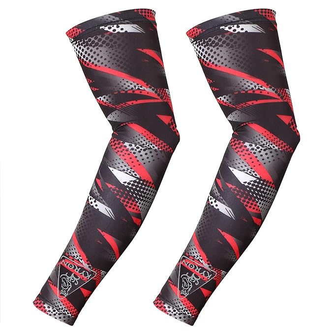 Kyron Sports bikers Arm Sleeves for men uv sunburn skin tannig protection hand cover