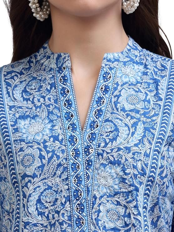rytras Women's Floral Printed Cotton Top