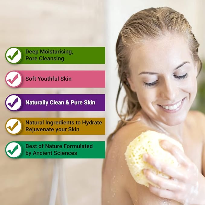 Simply Vedic Luxury Cold Pressed Beer Soap Bar| Deep Moisturizing, Pore Cleansing, Soft Youthful Skin| for Hand, Face, Body| Bathing Soap Infused with Essential Oil, Gift Set for Men Women, 115 grams