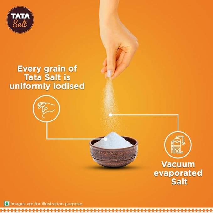 Tata Salt | Vacuum Evaporated Iodised Salt | 1 kg