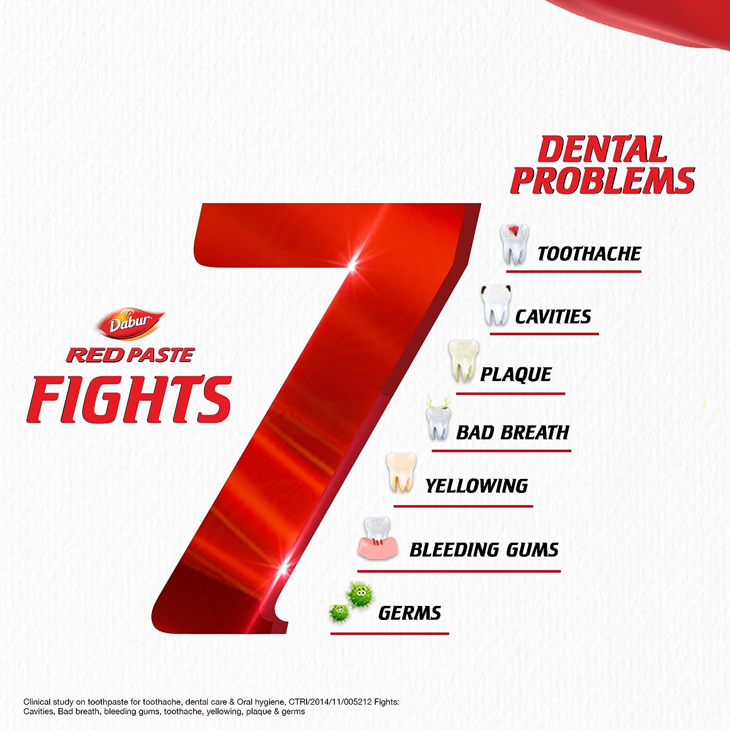 Dabur Red Toothpaste-600g (150gX4) | World's No.1 Ayurvedic Paste | Fluoride Free | Helps In Bad Breath Treatment, Cavity Protection, Plaque Removal | For Whole Mouth Health | Power Of 13 Potent Ayurvedic Herbs