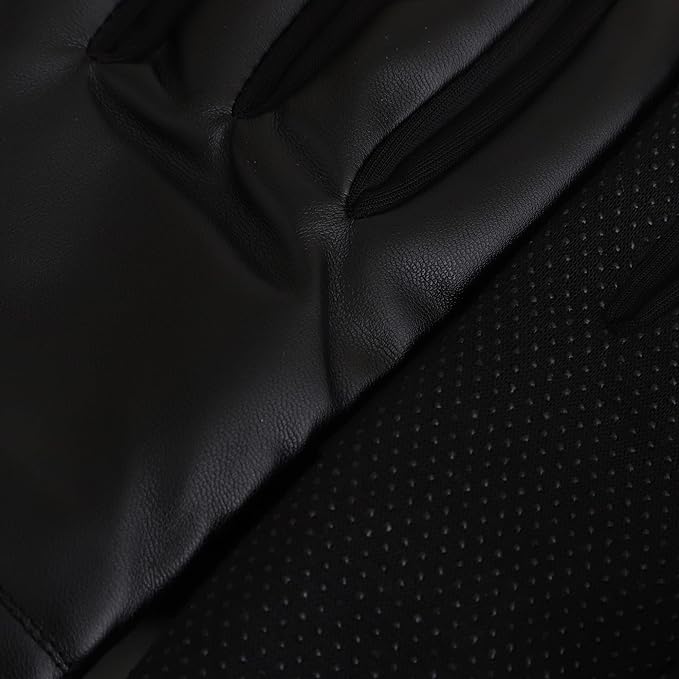 Dopamine Touchscreen Women Warm Gloves Non-Slip Windproof Waterproof Driving, Cycling, Running, Outdoor Sport Gloves for Girl/Womens (Black)