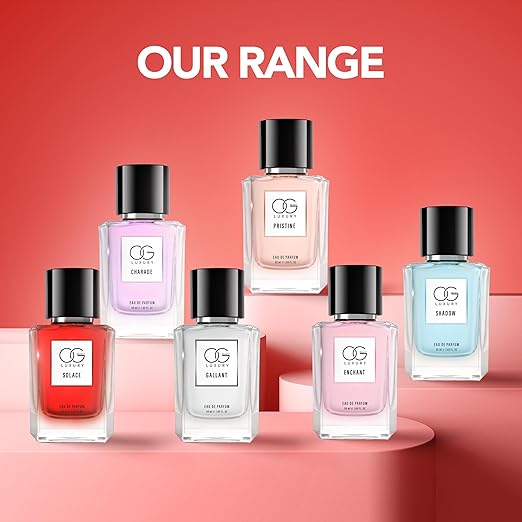 OG BEAUTY LUXURY Solace Eau De Parfum – Premium, Long-Lasting Scent Symphony with Zesty Tangerine, Blackcurrant, Raspberry, and Earthy Tonka Bean & Patchouli, Unisex Perfume For Men & Women - 50ml