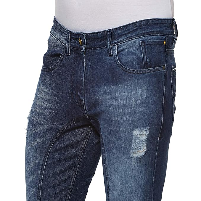 Campus Sutra Men's Regular Fit Denim Jeans