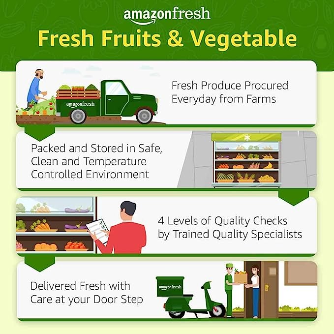 Fresh Pear Green Imported, 4 Pieces