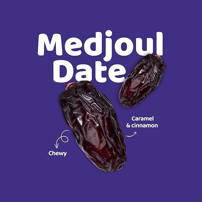 Flyberry Gourmet Mini Medjoul/Medjool Dates (Khajoor/Khajur) 200g | 100% Natural | Rich in Calcium, Iron and Potassium | Instant Energy