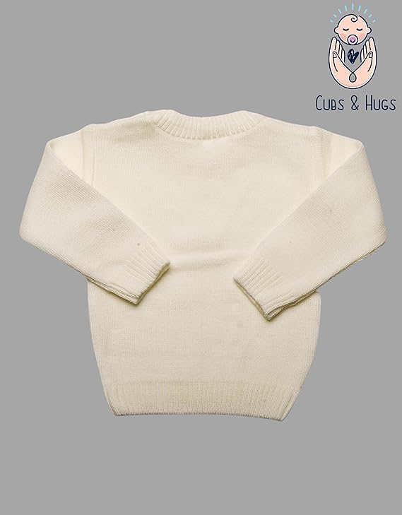 CUBS & HUGS Woolen Full Sleeve Sweater Sweatshirt for Kids and Baby Boys & Baby Girls