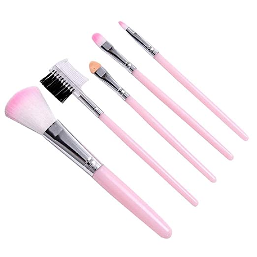 TYA Makeup eyeshadow Kit + 5 Pcs Makeup Brush + 2 Pc Blender Puff Combo - Multicolor